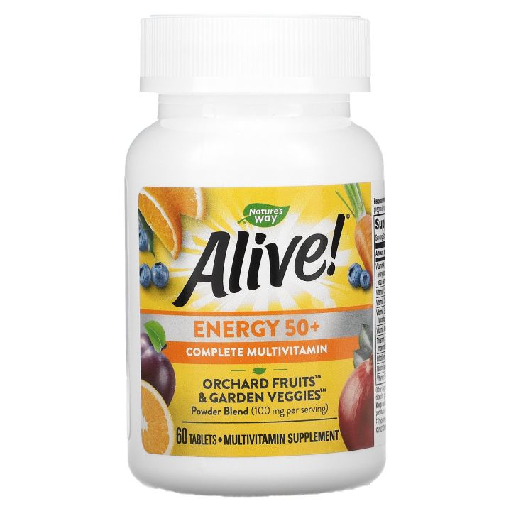 วิตามินและแร่ธาตุรวม-สำหรับวัย-50-ปี-ขึ้นไป-alive-energy-50-complete-multivitamin-60-tablets-natures-way