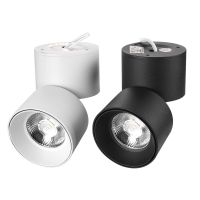 COB LED Downlights Surface Mounted LED Ceiling Lamps 3W 5W 7W 10W 12W 15W 18W 20W Foldable 360° Rotatable Background Spot lights Night Lights