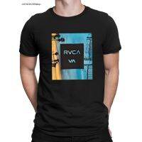 Lasting Charm Rvca Mens Blocked T-Shirt Summer Style Unique Designs Tee