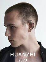 【HOT】▩☄ HUANHZI 2023 Punk Irregular Hollow Mesh Ear Clip Color Metal Personality Design Cilp