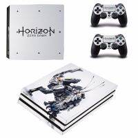 [Enjoy the small store] New Horizon Zero รูปลอกรุ่งอรุณผิวสติกเกอร์สำหรับ Sony Playstation 4 PS4 Pro คอนโซลโปรโมชันคอนโทรลเลอร์2ชิ้น (11รูปแบบ)