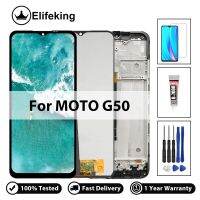 จอแอลซีดีสำหรับ Motorola Moto G50จอแสดงผลหน้าจอสัมผัส Digitizer โทรศัพท์มือถือ XT2137-1แทนการประกอบสำหรับ XT2137-2พร้อมเครื่องมือ