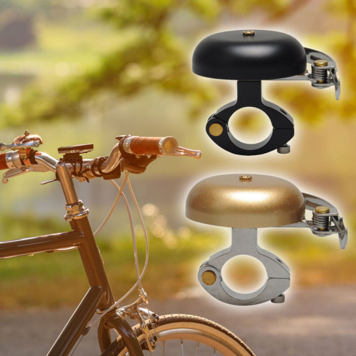 วินเทจคลาสสิกจักรยานระฆังทองแดงอลูมิเนียมจักรยาน-h-andlebar-เบลล์แหวนเสียงดังฮอร์นเข็มทิศเตือนความปลอดภัยปลุก