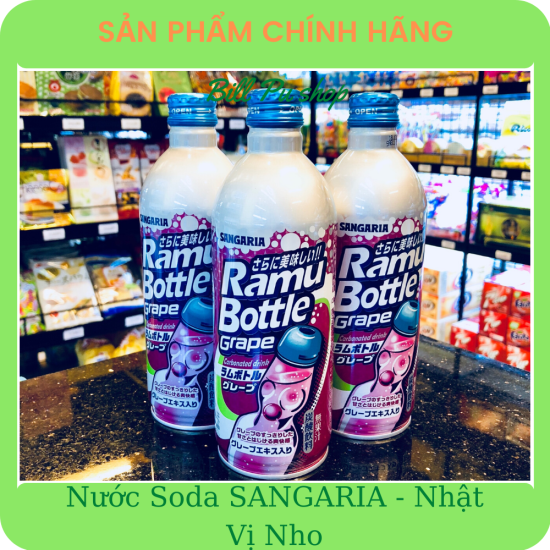 Nước soda sangaria nhật 500ml - hương vị chanh tự nhiên - ảnh sản phẩm 5