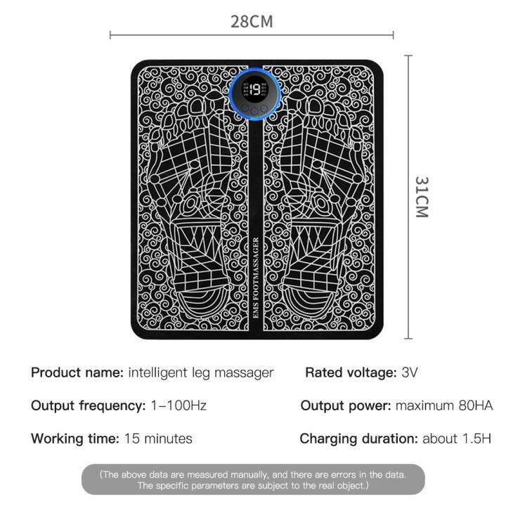 ใหม่2023-เครื่องกระตุ้นกล้ามเนื้อระบบไฟฟ้า-ems-แผ่นนวดเท้าการไหลเวียนโลหิตเบาะเสื่อนวดตัวสิบฟุตที่ลดความเจ็บปวดจากการฝังเข็มผ่อนคลาย
