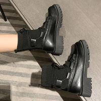 Big Size Womens Martin Stretch Boots Ladies Sock Short Ankle Shoes For Women  Autumn Platform Rubber Female Shoes Booties