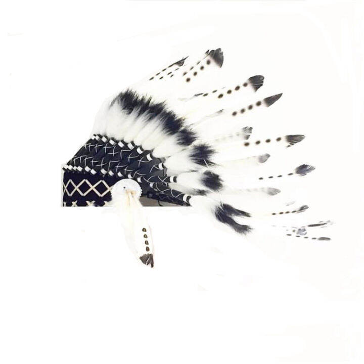 ins-nordic-kids-hat-indian-style-feather-headgear-baby-crown-headgear-christmas-party-decoration-baby-photography-props