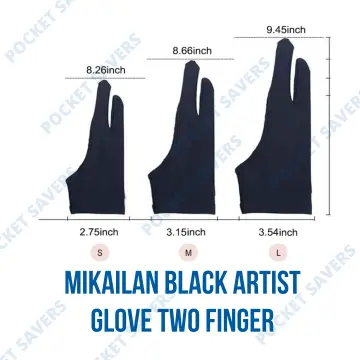 BOSTO Two-Finger Free Size Drawing Glove Artist Tablet Drawing