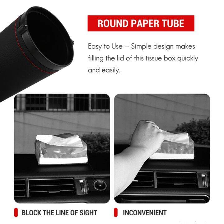 tissue-box-general-auto-round-paper-tube-safety-broken-window-tissue-cup-interior-decoration-car-home-paper-tube