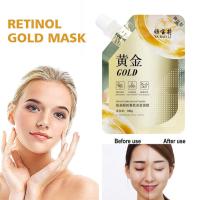 100g Retinol Gold Mask Deep Cleaning Nourishing Brighten Face Skin Mask Skincare G7C2