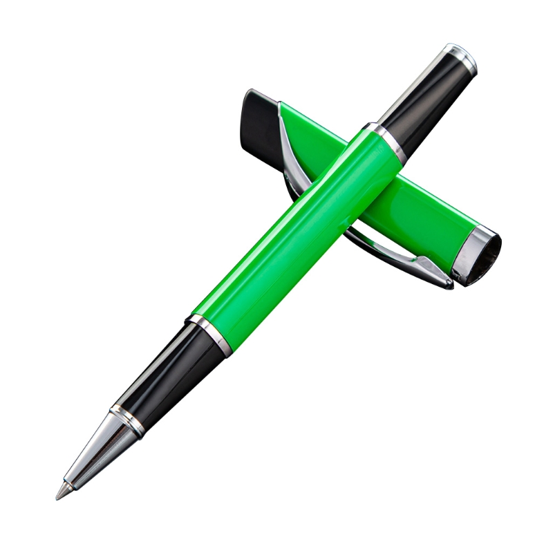 Luxury Triangle Water-based Pen Metal Signature Gel Pen for Business Writing 