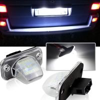 2PCS LED License Plate Lights For Vw T4 90~03  Transporter Syncro 1993~2004  Candy 04~  Jetta/Syncro 05~ Auto Number Lamp 12V Bulbs  LEDs HIDs