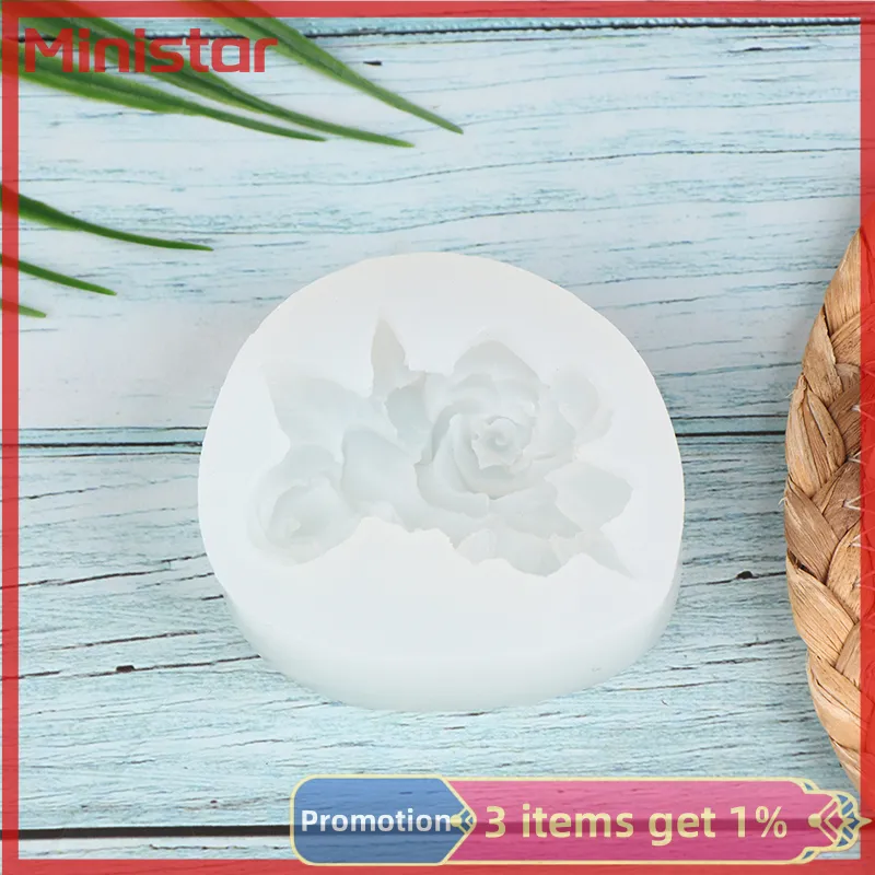 2pcs Flower Molds Silicone Gardenia Plumeria Flower Chocolate Silicone  Molds For Cake Tools 3D Fondant Chocolate Molds Cupcake Soap Jelly Candy