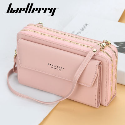 baellerry New Fashion Crossbody Bags for Women Wallet Ladies PU Leather Purse Clutch Multifunctional Phone Pocket Messenger Bags