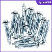 DYRWBK168 20pcs M4x32mm ตัวยึดผนังกลวง เหล็กชุบสังกะสี เงินสีเงิน ชุดสกรูเกลียวมอลลี่ ทนทานสำหรับงานหนัก ไดรฟ์แบบกลวง Drywall, ปูนปลาสเตอร์, กระเบื้อง