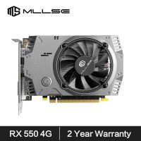 MLLSE AMD RX 550 4GB กราฟิกการ์ด GDDR5 128Bit DVI HDMI DP PCI-E 3.0 Radeon GPU Rx 550 Gaming การ์ดวิดีโอ Placa De วิดีโอ