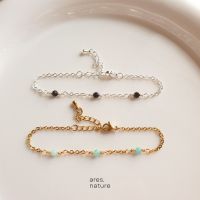 (หินเจีย) กำไลรุ่น Tiny bracelet1 แบบห่าง กำไลหิน กำไล สร้อยข้อมือหิน ares.nature