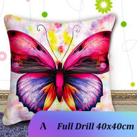 5D DIY Full Drill Diamond Paintings Animal Cushion Cover Replacement Pillow Case Mosaic Cross Stitch Kit Embroidery Decor Home