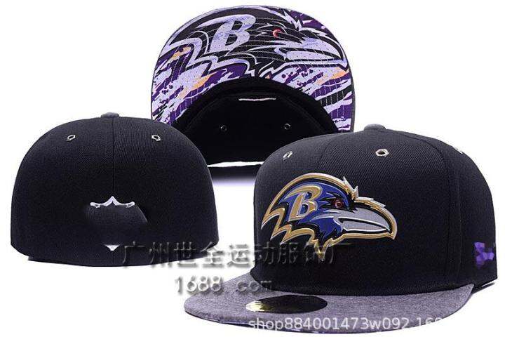 size-cap-chiefs-football-cap-mens-and-womens-embroidery-ravens-flat-brim-cap-american-closed-cap-team-baseball-cap