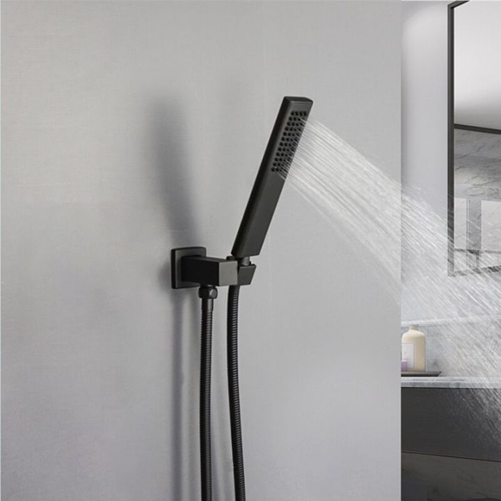 square-hand-shower-chrome-hand-held-shower-set-adjustable-wall-mount-holder-and-150cm-hose-brass-hand-hold-shower-head-black-by-hs2023