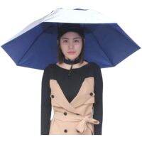 [SLOWHAND] Fishing umbrella hat that can be used with both hands is perfect for outdoor work x1