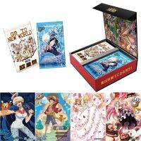 One Piece Cards อายุของซิน Booster Box Packs อะนิเมะ Tcg Cartas ลูฟี่ Sanji นามิ เล่นไพ่เกมที่หายากบัตรการค้าสำหรับเด็ก