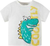 Thermal Top for Boys Toddler Kids Baby Boys Summer Cartoon Cute Dinosaur Short Sleeve Crewneck T Boys Line