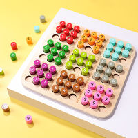 Educational Toys 3d Puzzle Board Games For Adults Sudoku Learning Toys For Children Desktop Games High Quality Beech Sudoku Game