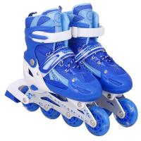 #Pro ดี! รองเท้าสเก็ต โรลเลอร์เบลด Roller Skate (Blue) สบายกระเป๋า เซิ ร์ ฟ ส เก็ ต บอร์ด สเก็ตบอร์ดเด็ก ส เก็ ต บอร์ด ไฟฟ้า สเก็ตบอร์ดคนโต