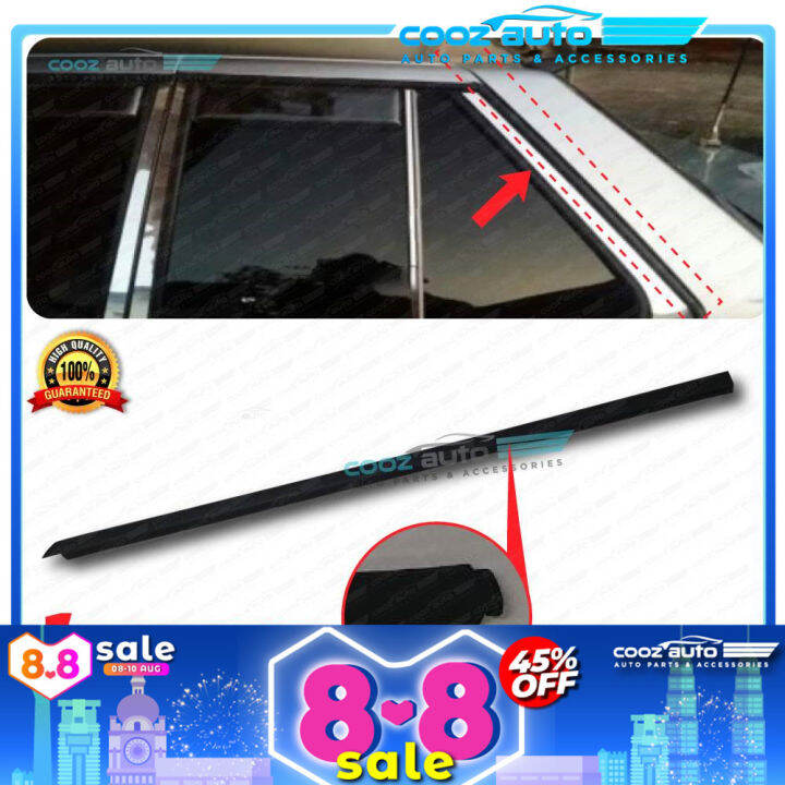 Proton Saga Iswara Rear Door Side Moulding Rubber Door Glass Outer Moulding Left Right Lazada