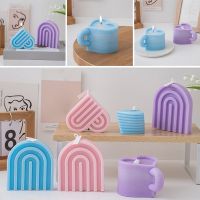 【CW】 Arch Aromatherapy Candle Arched Heart-shaped Smell Birthday Decoration