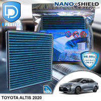 กรองแอร์ Toyota โตโยต้า New Altis 2020 สูตรนาโน ผสม คาร์บอน (D Protect Filter Nano-Shield Series) By D Filter (ไส้กรองแอร์รถยนต์)