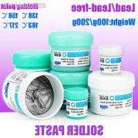 ◐✓□ Solder Paste Low High Temperature Leaded Lead-free Welding Flux for Soldering iPhone IC PCB SMD LED BGA Rework Tin Mud CPU