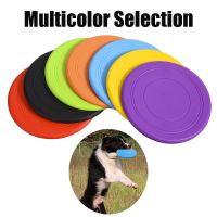 Free shipping Soft Non-Slip Dog Flying Disc Silicone Game Frisbeed Anti-Chew Dog Toy Pet Puppy Training Interactive Dog Supplies Toys