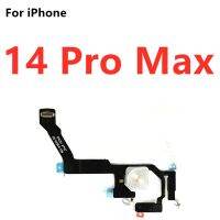 สายเคเบิลแบบยืดหยุ่นเซนเซอร์ไฟแฟลช LED สำหรับ iPhone 14 Pro Max ชิ้นส่วนทดแทนที่อยู่ในระยะใกล้เคียง