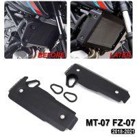 MT07ข้างรถจักรยานยนต์ FZ 07 MT-07ปลอกกันกระแทกแผงติดหม้อน้ำรถมอเตอร์ไซค์ด้านข้างเครื่องป้องกันสำหรับยามาฮ่า MT 07 FZ07 FZ-07 2018 2019 2020 2021