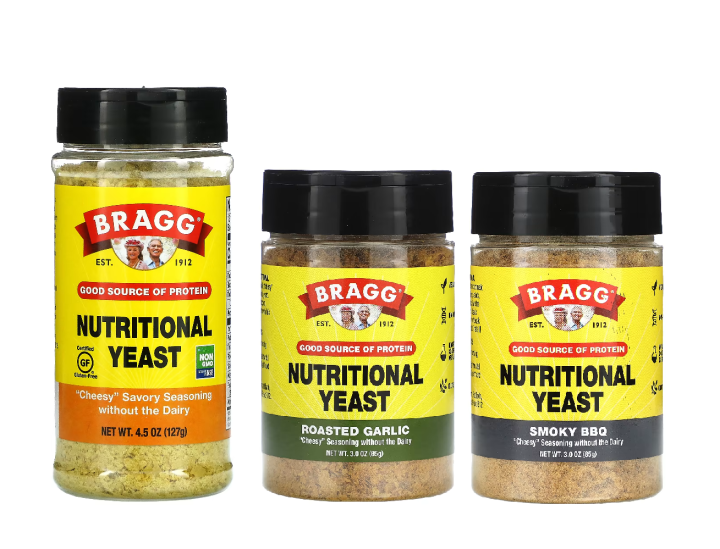 Bragg Nutritional Yeast Seasoning (127 g) or Smoky BBQ Roasted Garlic ...