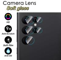 ฟิล์มกระจกนุ่ม Camera กล้องหลัง For Samsung A14 A24 A34 A54 S23 S23Plus S23Ultra บางเฉียบ Lens Camera Soft glass