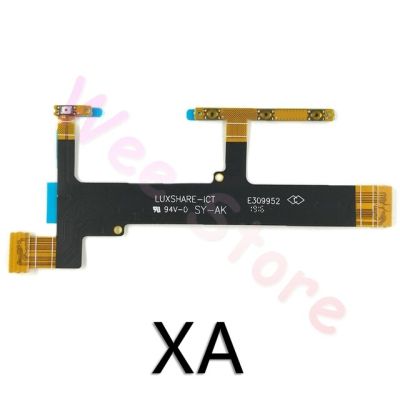 สำหรับ Xa1 Sony Xperia X Xa Xa2 Xa3 1 2 3 Plus กะทัดรัดอย่างมากปุ่มเพาเวอร์/ระดับเสียงระดับพรีเมียมคีย์ด้านข้างสายเคเบิลงอได้เพาเวอร์