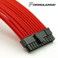 【❖New Hot❖】 tu884140474 Formulamod Fm-atx24p-a Atx 24pin เมนบอร์ดสายต่อพลังงาน18awg 24pin สายต่อที่ตรงกันหลายสี