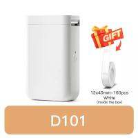 Niimbot เทปทำเครื่องหมายเชื่อมต่อไร้สายแบบพกพาเครื่องพิมพ์ฉลาก D101สำหรับแท็บเล็ตโทรได้ใช้งานง่ายสำนักงานบ้าน