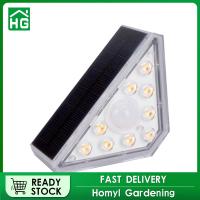 Homyl ไฟบันไดพลังงานแสงอาทิตย์ LED กันน้ำ,สำหรับตกแต่งไฟทางเดินไฟส่องทางกลางแจ้งไฟทางเดินสำหรับสนามหญ้าบันไดประตูหน้าบ้านรั้ว