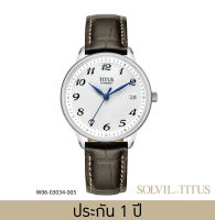 Solvil et Titus (โซวิล เอ ติตัส) นาฬิกาผู้หญิง Classicist 3 เข็ม วันที่ ระบบออโตเมติก ขนาดตัวเรือน 35 มม. (W06-03034)