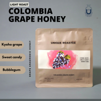 Unique Roaster - เมล็ดกาเเฟคั่วอ่อน Colombia Grape Anaerobic Honey (100g.)