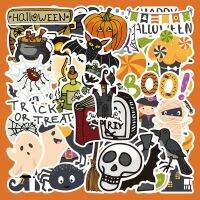 50 New Halloween Stickers For Mobile Phone Cases Laptops Ipads Halloween Decorations Waterproof DIY Stickers 【OCT】