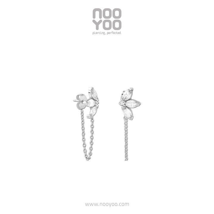 nooyoo-ต่างหูสำหรับผิวแพ้ง่าย-petal-crop