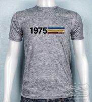 TK 74 เสื้อยืดคอกลมวินเทจ สกรีนลาย  1975 Oldfather R Vintage ผ้า Tk สวมใส่สบาย ไม่หด ไม่ยืด ไม่ย้วย