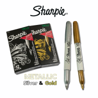 Metallic marker Sharpie Metallic Gold&amp;Silver marker ปากกาชาร์ปี้ Fine marker / ด้าม