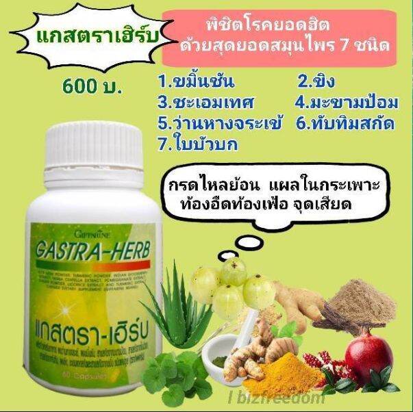 gastra-herb-ผลิตภัณฑ์เสริมอาหารบรรเทากรดไหลย้อน-แก๊สตร้า-เฮิร์บ