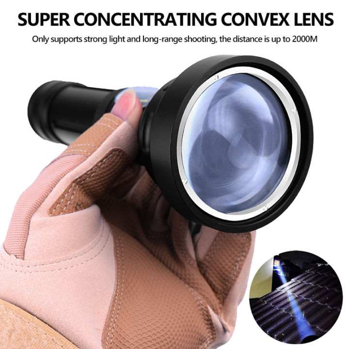 2000m-super-long-distance-led-flashlight-with-large-convex-lens-waterproof-aluminum-alloy-portable-spotlights-for-camp-hiking